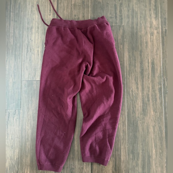 Comfrt Sweater Knit Hoodie & Jogger in Maroon - Picture 11 of 11